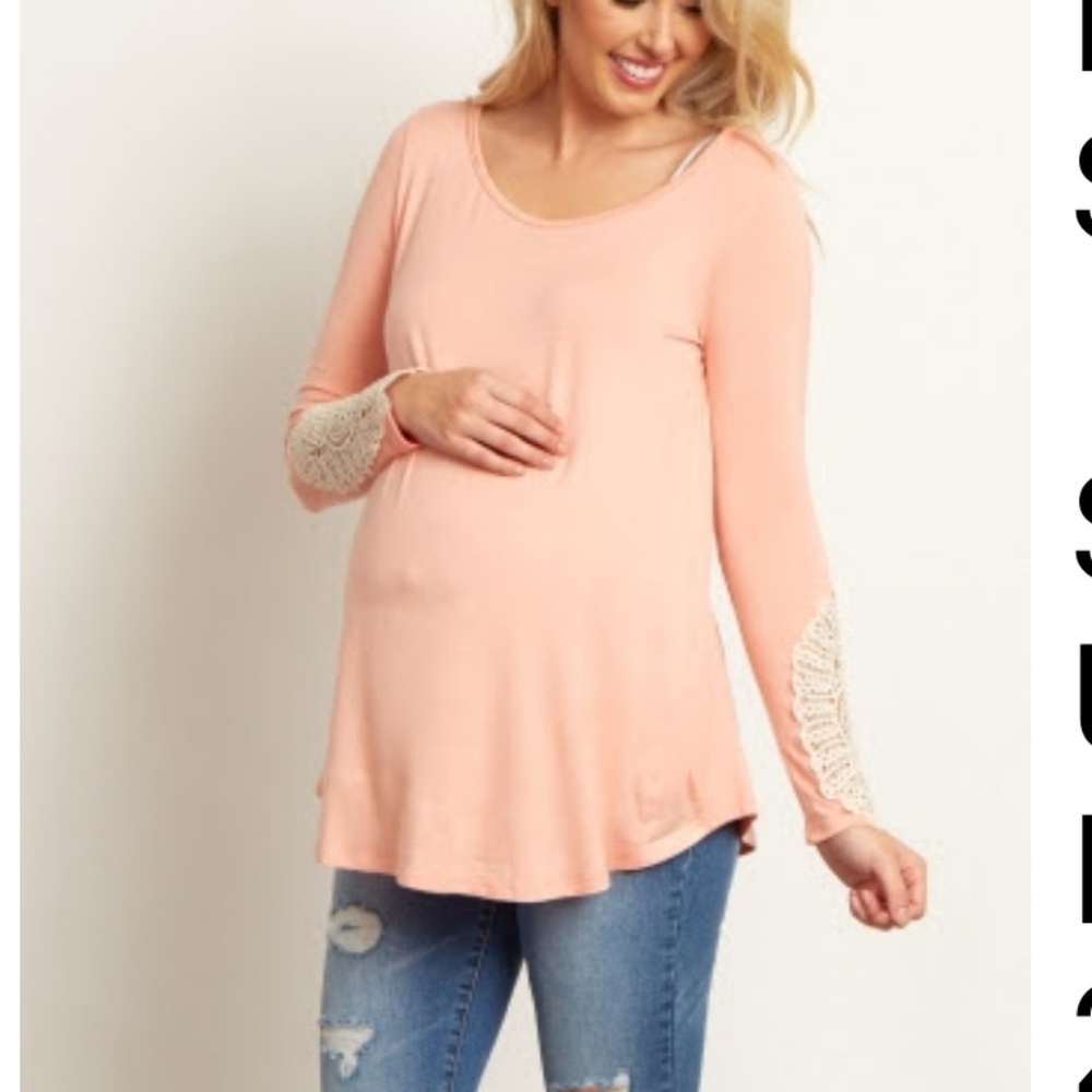 Maternity long sleeve top